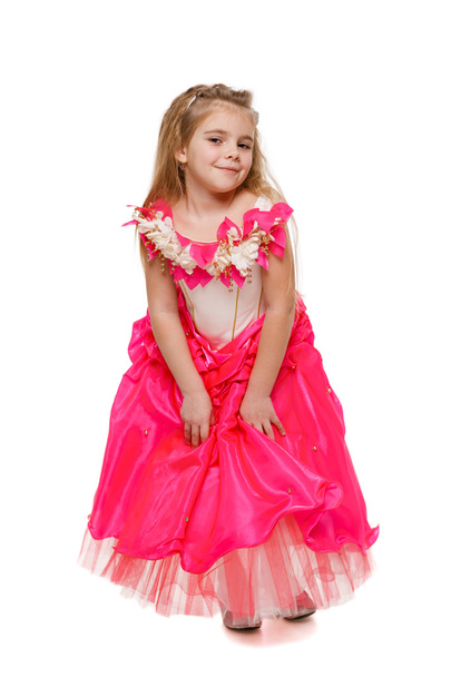 Girl in pink princess dress - Foto, imagen