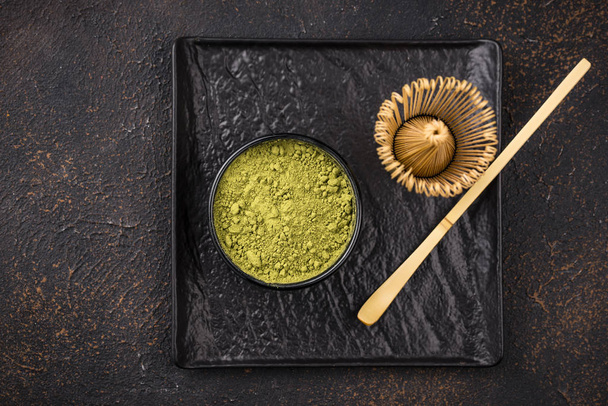 Japon kibrit yeşil çay tozu - Fotoğraf, Görsel
