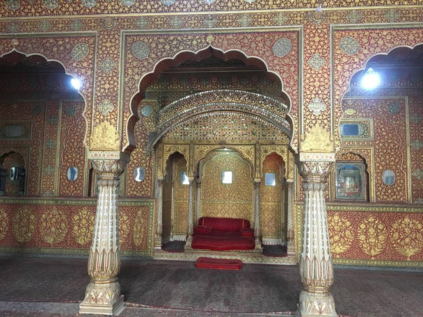 Bikaner, Rajasthan / India - January 2019 : Fort Bikaner rajasthan india - Fotoğraf, Görsel