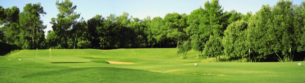 Panorama du terrain de golf
 - Photo, image