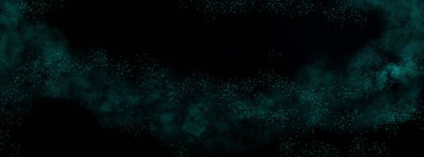 Γαλαξίας, αστέρι και γαλαξίας, διαστημική σκόνη φόντο σε πράσινο χρώμα τη νύχτα  - Φωτογραφία, εικόνα