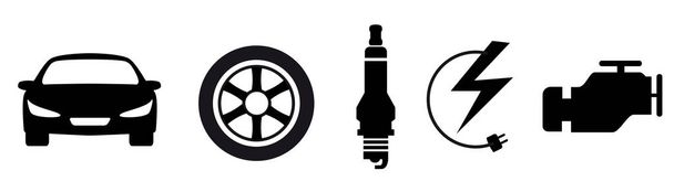 auto service logo in vector kwaliteit - Vector, afbeelding