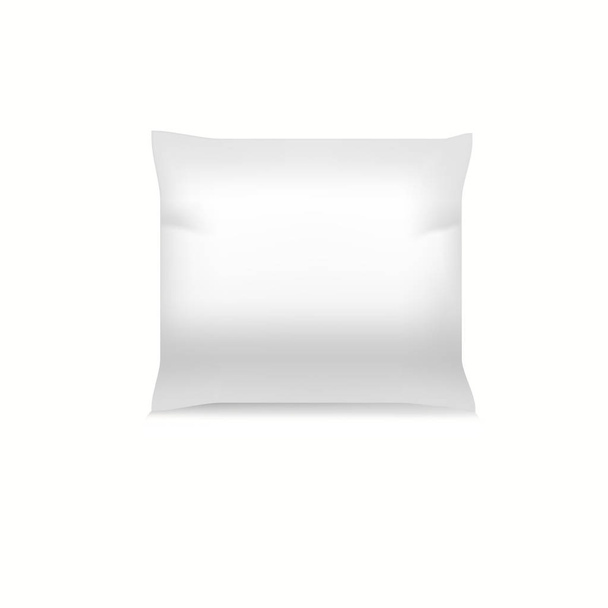 Ρεαλιστικό διανυσματικό μαξιλάρι σε λευκό - Διάνυσμα, εικόνα