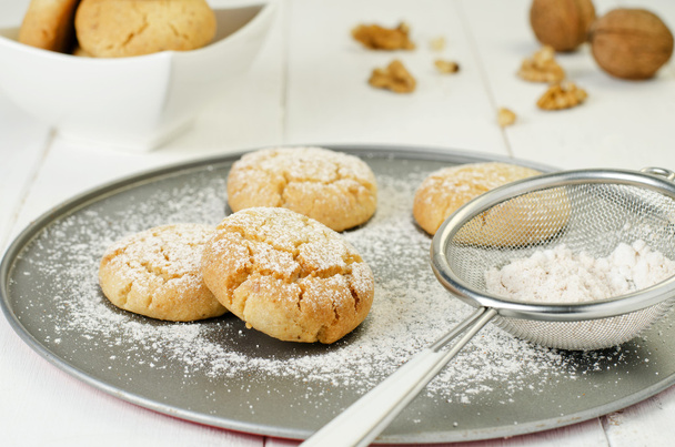 Polvorones, biscoito espanhol
 - Foto, Imagem
