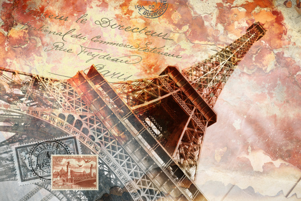 Torre Eiffel París, arte abstracto
 - Foto, imagen