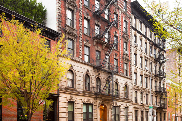 Residential apartements at West Village in Greenwich Village, Manhattan, New York City, NY, USA - Foto, immagini