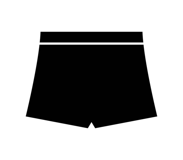 icoon ondergoed op witte achtergrond - Vector, afbeelding