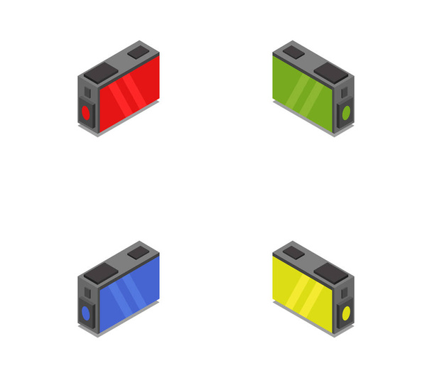 Farbpatronen-Symbol. Einfache Illustration - Vektor, Bild