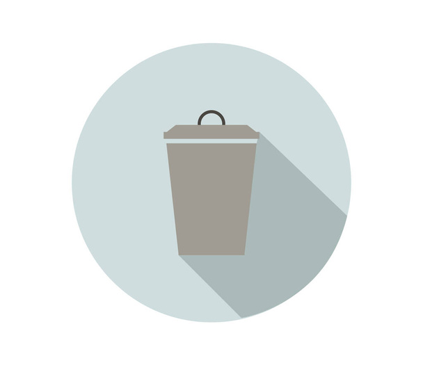 icône poubelle sur fond blanc
 - Vecteur, image