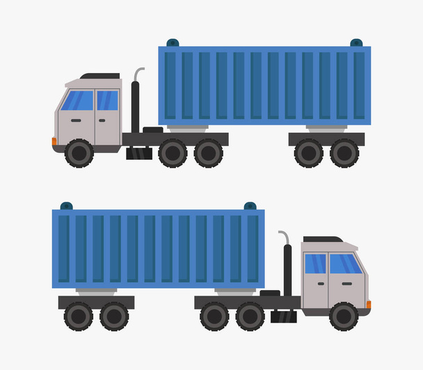 camion illustrazione su sfondo bianco
 - Vettoriali, immagini
