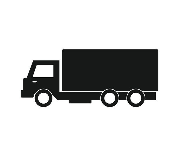 truck car on a white background - Vector, Image