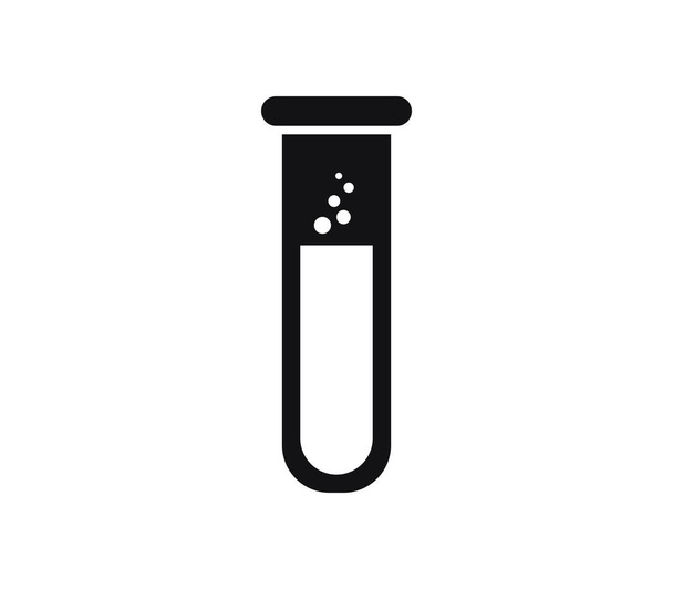 test tube icon on a white background - Vector, Image
