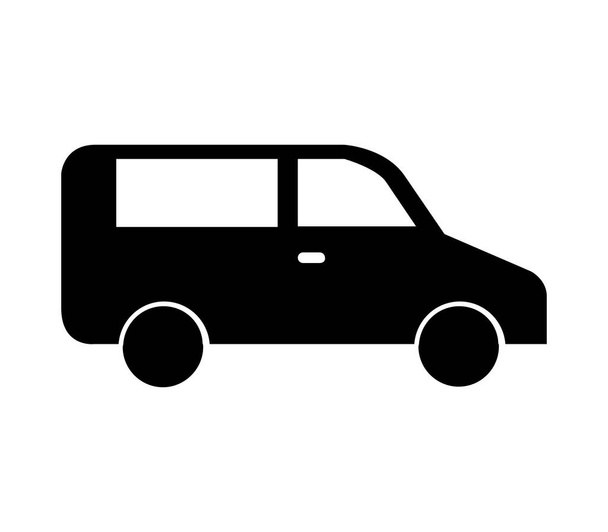 icona del furgone illustrata in vettore su sfondo bianco
 - Vettoriali, immagini
