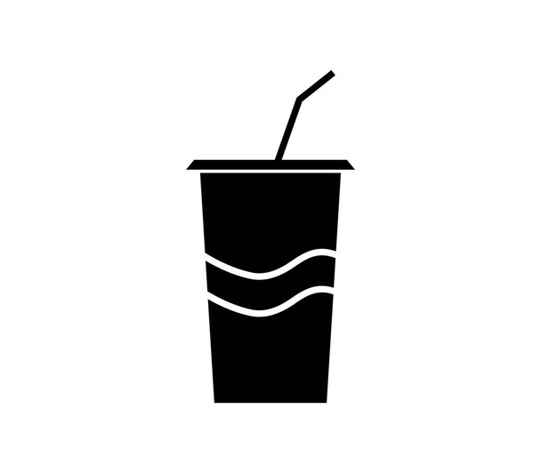icono de soda sobre fondo blanco
 - Vector, imagen