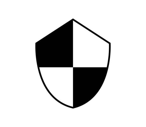 Icona scudo su sfondo bianco
 - Vettoriali, immagini