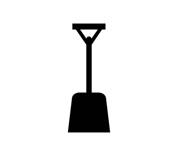 shovel icon illustrated in vector on white background - Vector, Image