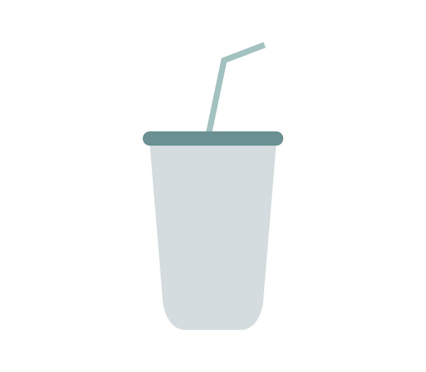Drink-Symbol auf weißem Hintergrund - Vektor, Bild