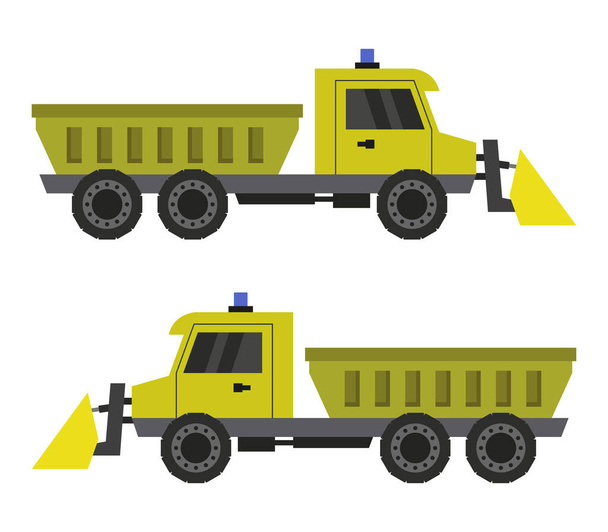 truck icoon op witte achtergrond - Vector, afbeelding