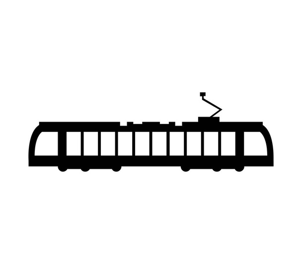 tram icon illustrated in vector on white background - Διάνυσμα, εικόνα