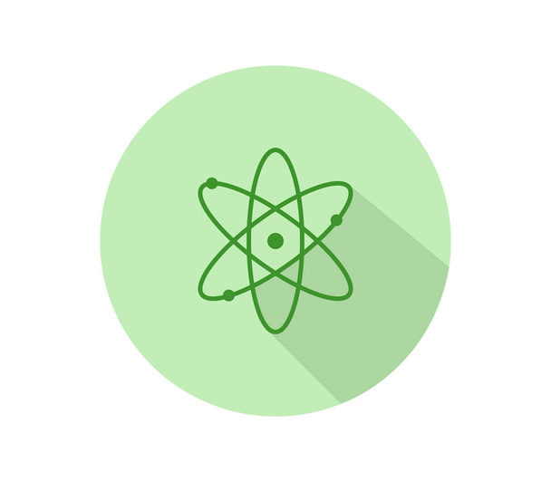 icône d'atome sur fond blanc - Vecteur, image