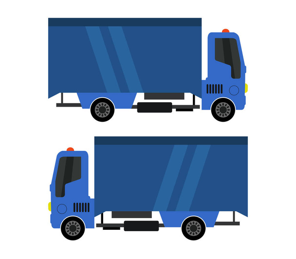 ilustração caminhão em um fundo branco
 - Vetor, Imagem