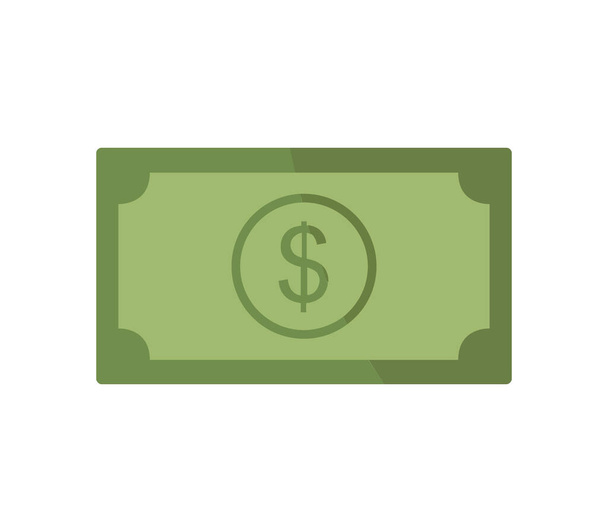 icona del denaro su sfondo bianco - Vettoriali, immagini