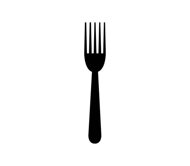 fork icon illustrated in vector on white background - Vector, Image