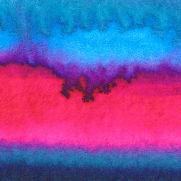 Watercolor texture, vector colorful hand painted background, aquarelle gradient - Вектор, зображення