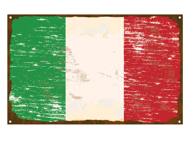 Italian lippu emali merkki
 - Vektori, kuva