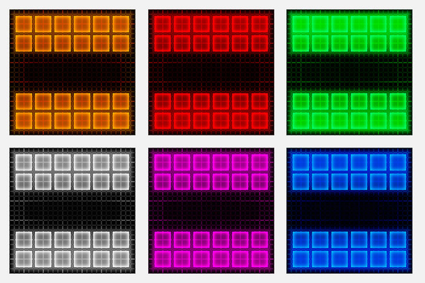 Векторний набір різних кольорів фону для дизайну технології
. - Вектор, зображення