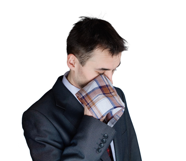Crying businessman - Foto, Imagem