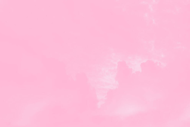 Růžové nebe pozadí. Měkké pastelové abstraktní jemné růžové barvy pozadí - Fotografie, Obrázek