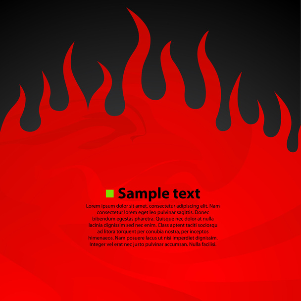 Fire vector background - Vector, Image