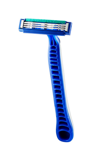 Disposable Razor Isolated on a White Background with Clipping Path. - Photo, Image