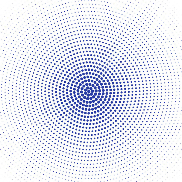 blaue Punkte auf weißem Hintergrund   - Vektor, Bild
