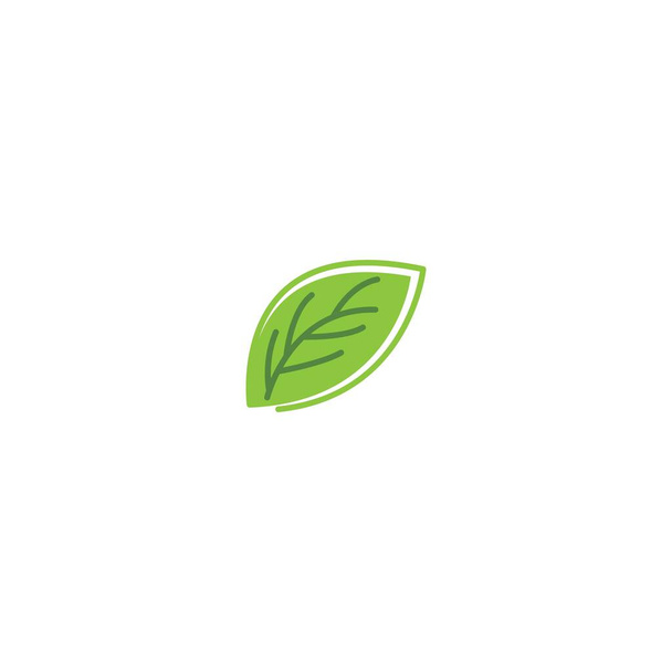 Zöld levél logó ökológia természet elem vektor ikon - Vektor, kép