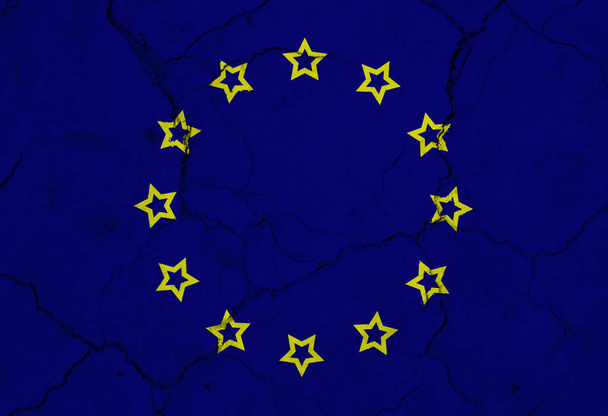 drapeau coloré de texture européenne
 - Photo, image