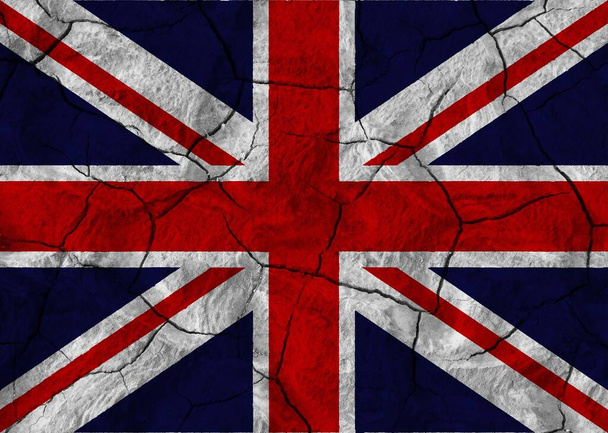 textura de la bandera de Gran Bretaña
 - Foto, imagen