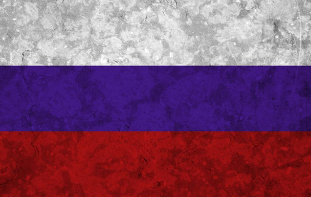 bandeira da Rússia com textura colorida
 - Foto, Imagem