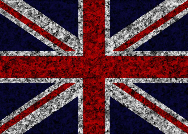 υφή της σημαίας της Μεγάλης Βρετανίας - Φωτογραφία, εικόνα