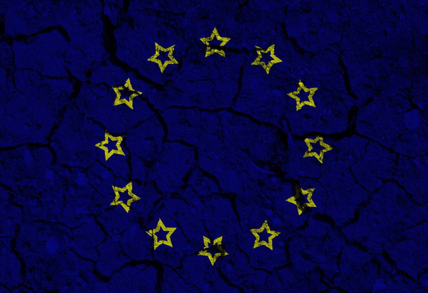 színes zászló európai textúra - Fotó, kép