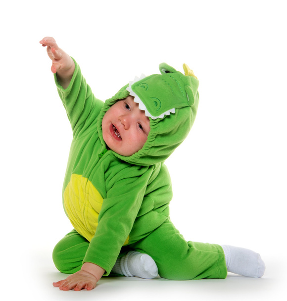 Baby boy in dragon costume - Fotografie, Obrázek