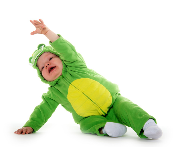 Baby boy in dragon costume - Фото, зображення
