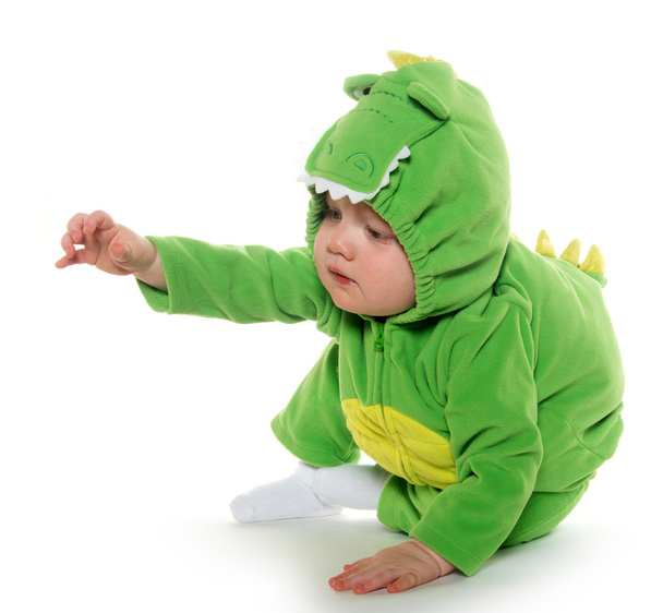Baby boy in dragon costume - Foto, immagini