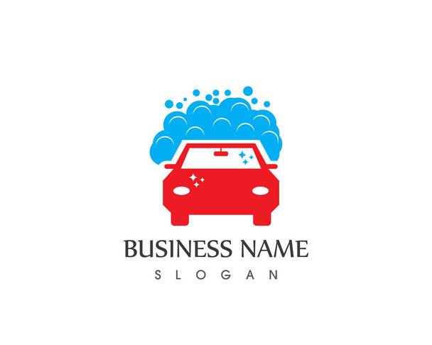 Araba Yıkama Logo Vektörü - Vektör, Görsel