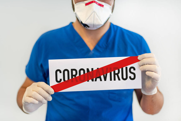 Concept of coronavirus quarantine. MERS-Cov - Foto, afbeelding