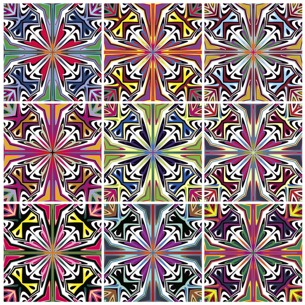 Ensemble de motifs vectoriels amérindiens sans couture
 - Vecteur, image