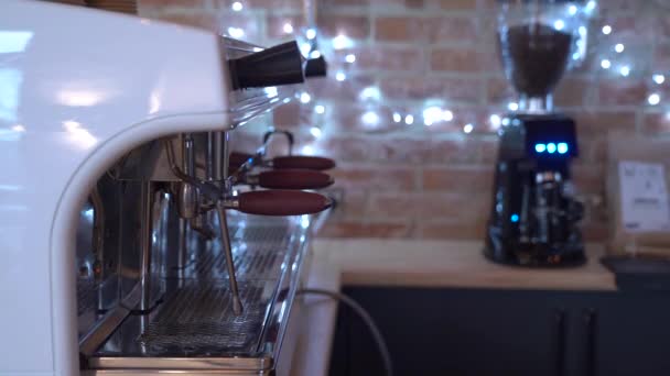 professionelle Kaffeemaschine - Filmmaterial, Video