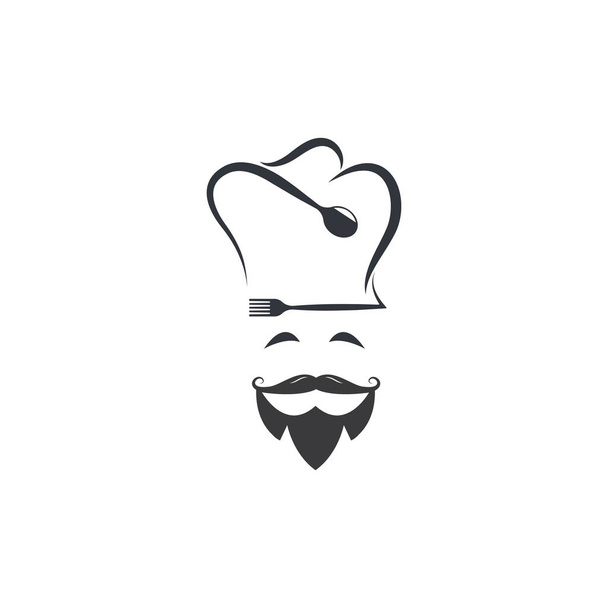 hat chef logo vector illustration design - Vector, Image