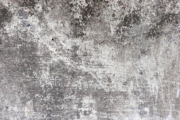 Streszczenie, Tekstura starej ściany betonowej, Szary Cement teksturowane abstrakcyjne tło, stara ściana z porostów, Brudne białe tło ściany zbliżenie tekstury mech na ścianie cementu - Zdjęcie, obraz